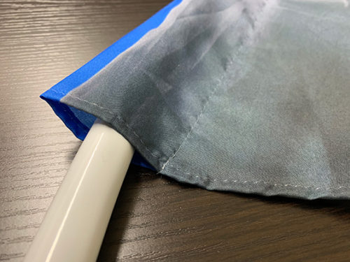 ポールを通す部分について