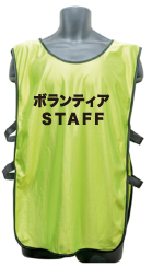 名入れ無しビブス緑色