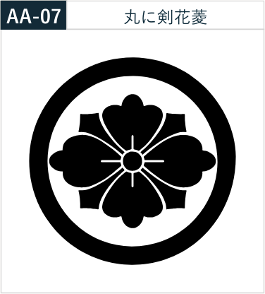 丸に剣花菱