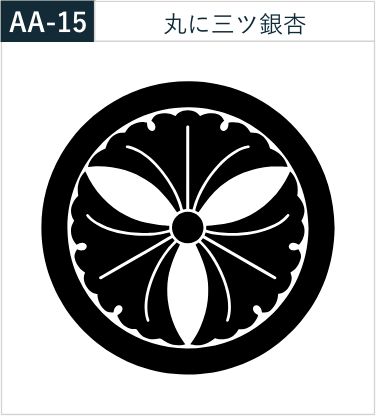丸に三ツ銀杏
